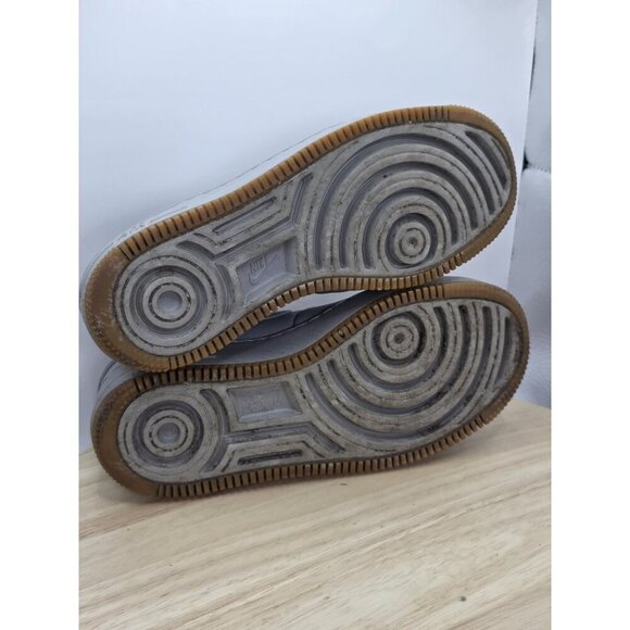 NIKE AF1 LOW UPSETP PINNACLE MATTE SILVER 856477 001 AIR FORCE 1 Wmn Sz 7 Lthr - Picture 9 of 10